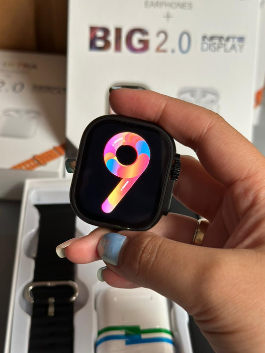 Súper Combo SmartWatch I9 Ultra Big 2.0 + Audífonos