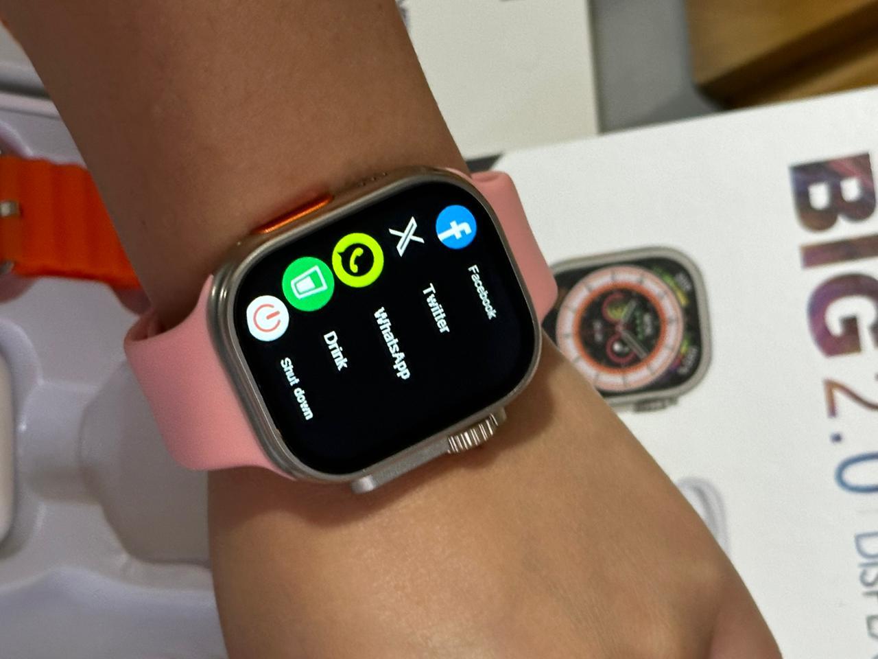 Súper Combo SmartWatch I9 Ultra Big 2.0 + Audífonos
